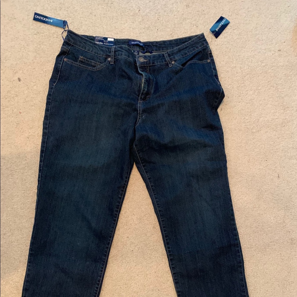 Women’s dark wash jeans (plus size)